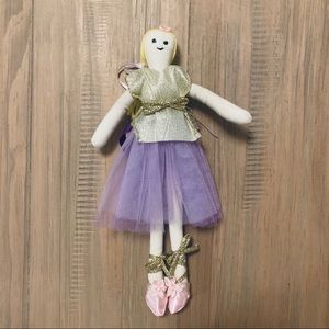 Vintage Handmade Blonde Cloth Ballerina Doll Dance